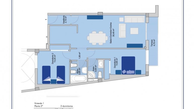 New Build - Apartment / flat - San Miguel de Salinas