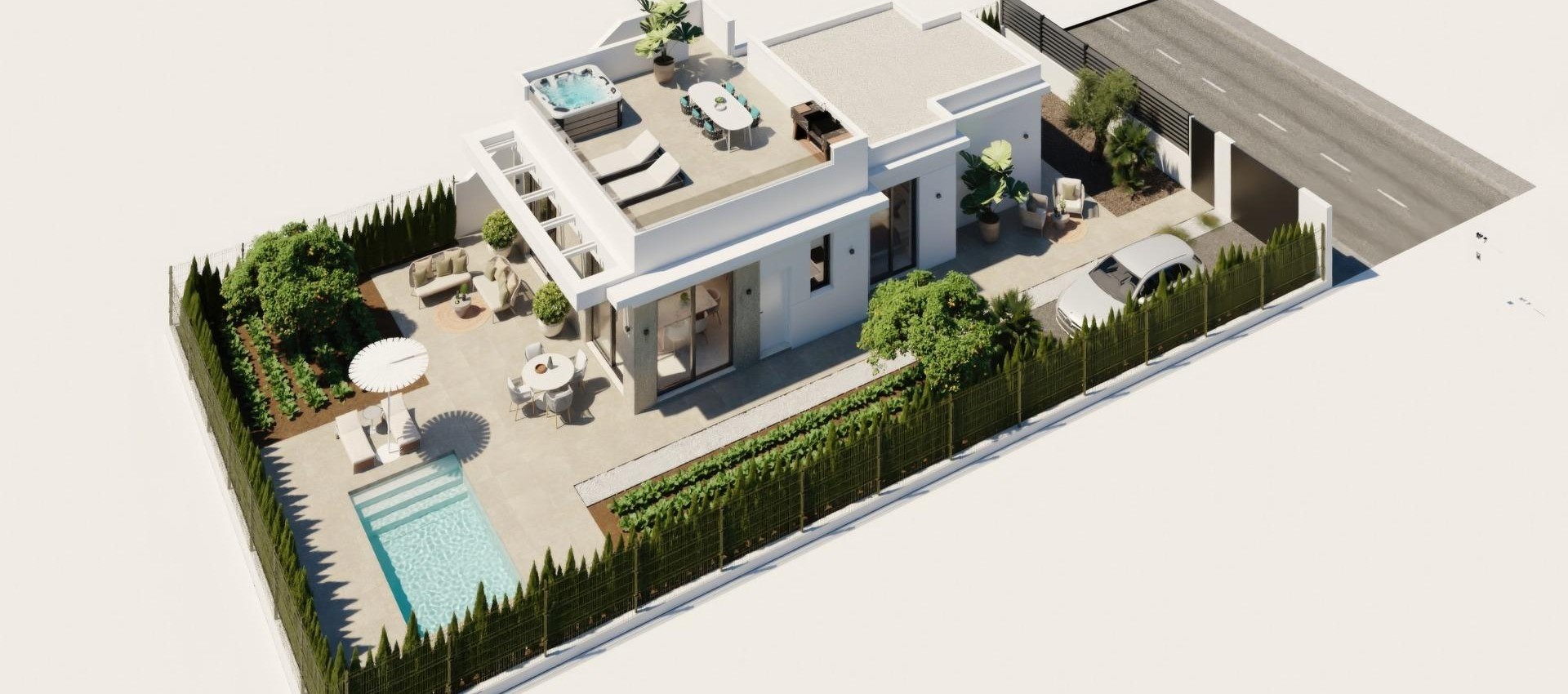 New Build - Villa - Fuente Álamo - Hacienda Del Álamo Golf