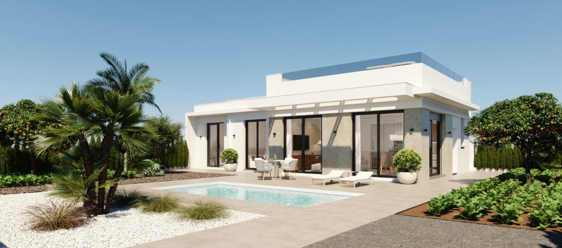 New Build - Villa - Fuente Álamo - Hacienda Del Álamo Golf