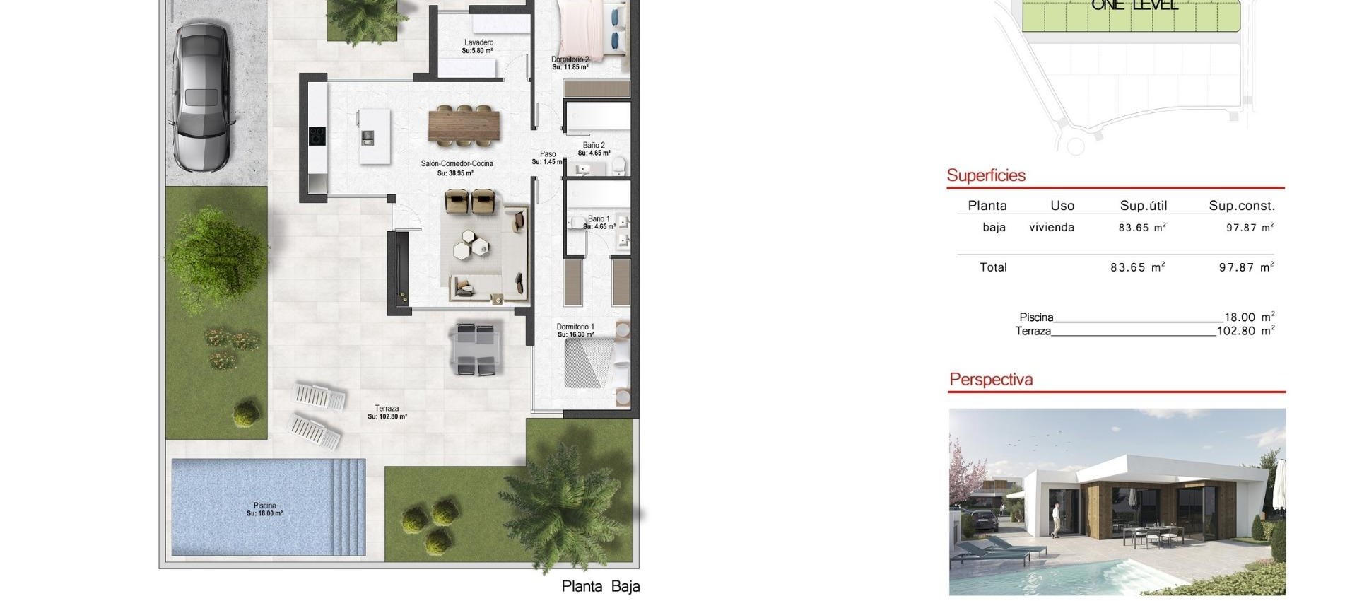 Nueva construcción  - Villa - Banos y Mendigo - Altaona Golf