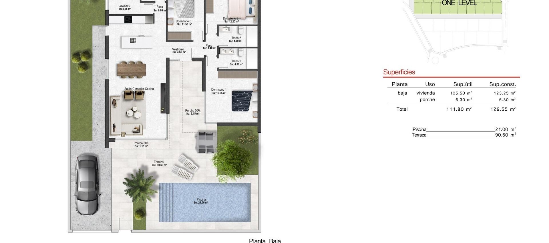 Nueva construcción  - Villa - Banos y Mendigo - Altaona Golf