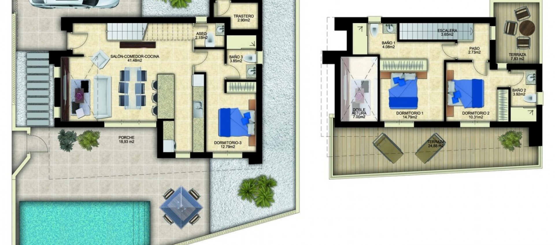 New Build - Villa - Benijofar - Polideportivo