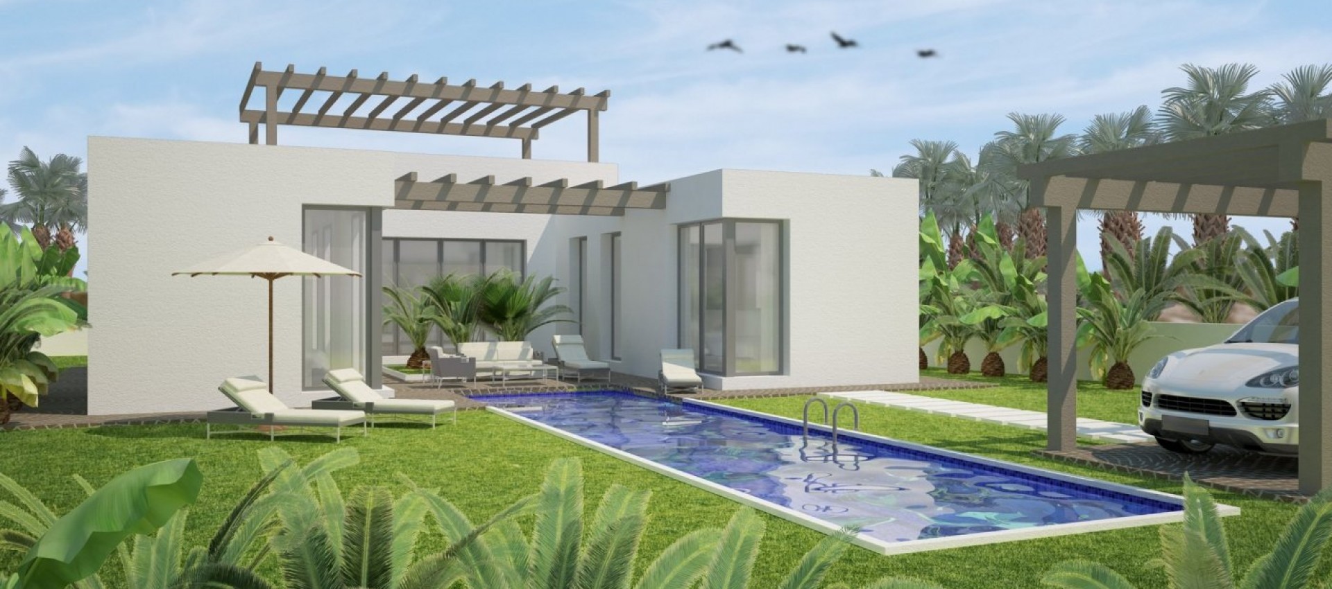 New Build - Villa - Benijofar - Polideportivo