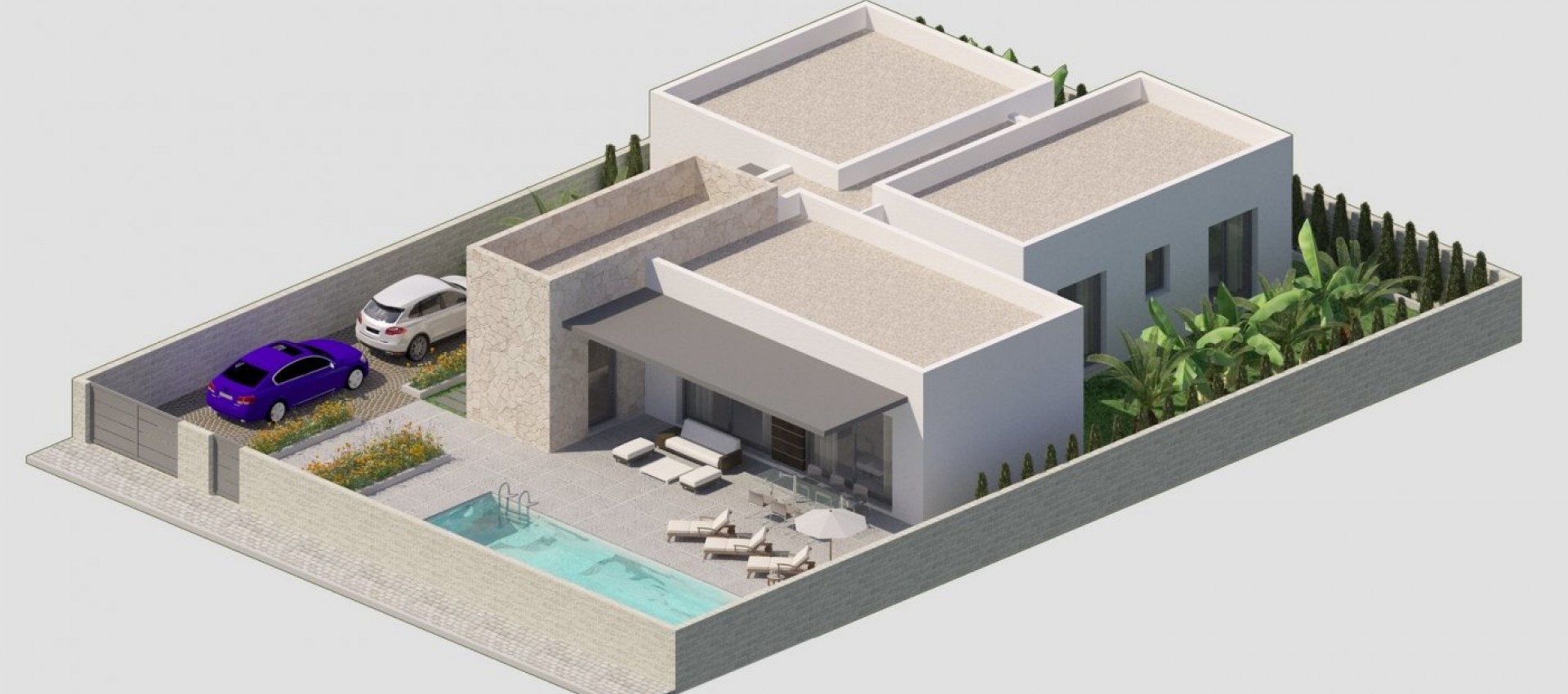 New Build - Villa - Benijofar - Polideportivo