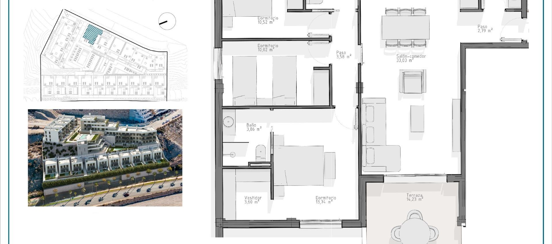 Nueva construcción  - Apartamento / piso - Águilas - Playa del Hornillo