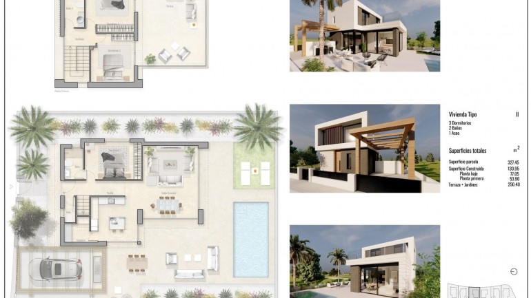 New Build - Villa - Pilar de la Horadada - Roda Golf