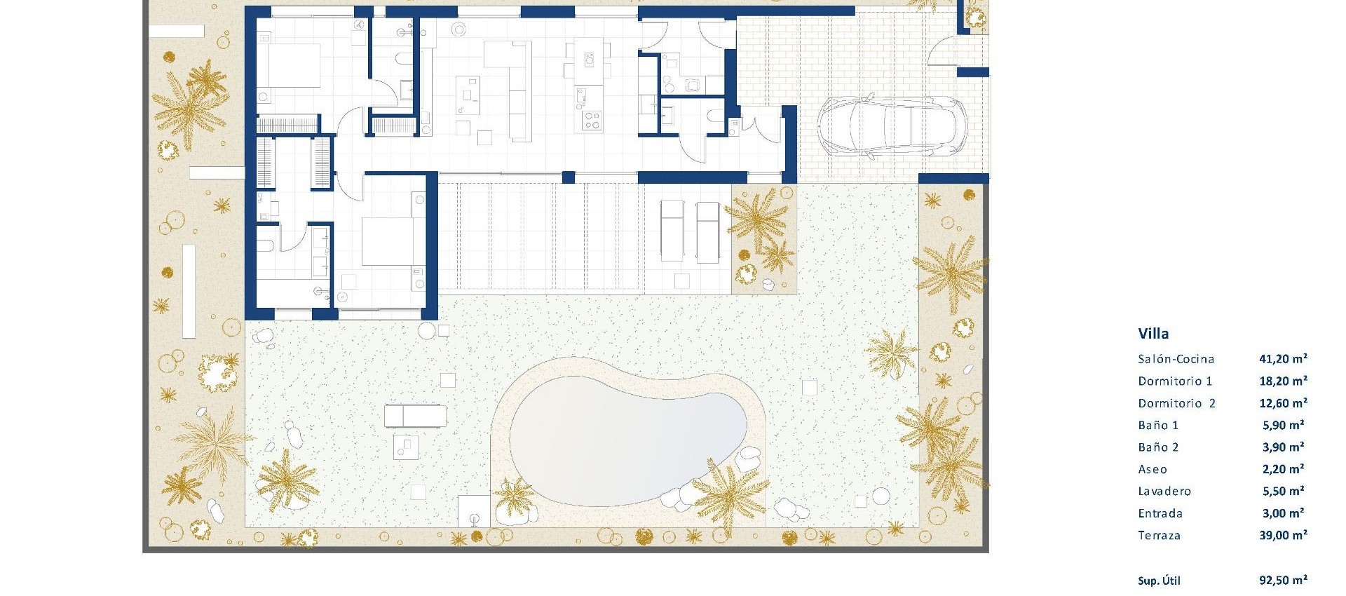 Nueva construcción  - Villa - Banos y Mendigo - Altaona Golf