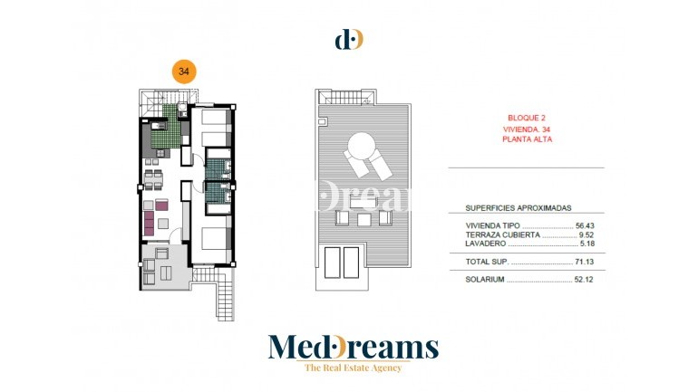 New Build - Top Floor Bungalow - Pilar de la Horadada - Playa de Higuericas