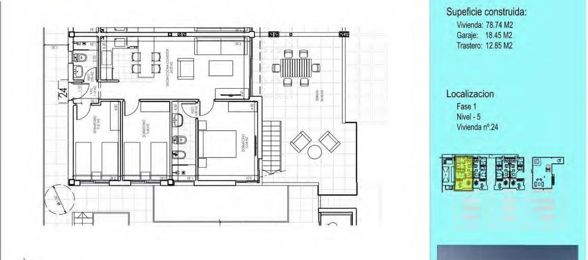 New Build - Penthouse - Vera - Vera Playa