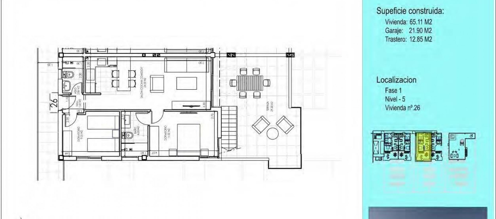 New Build - Penthouse - Vera - Vera Playa