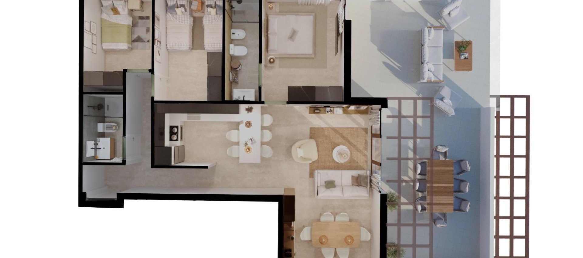 Nouvelle construction - Appartement - Vera - Vera Playa