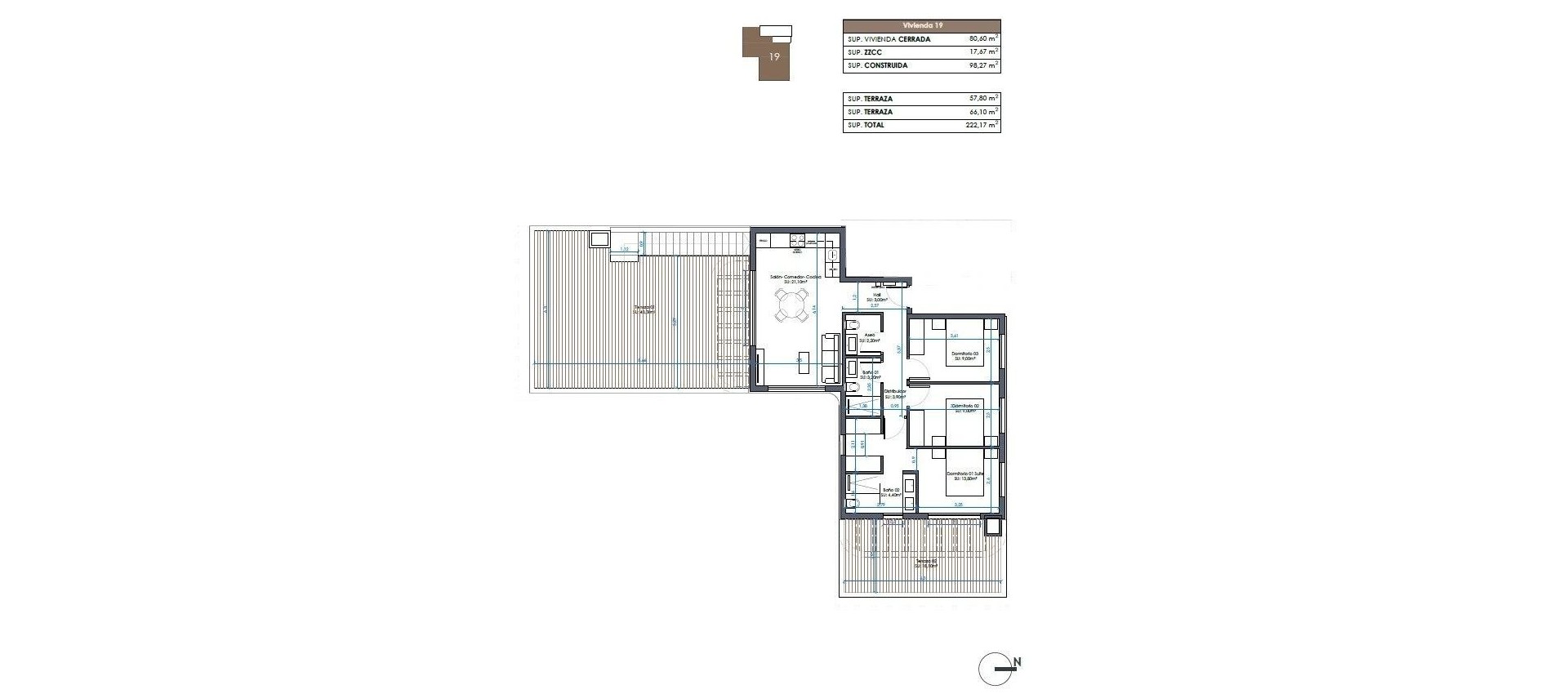 Nouvelle construction - Attique - Guardamar del Segura - Camino del Puerto