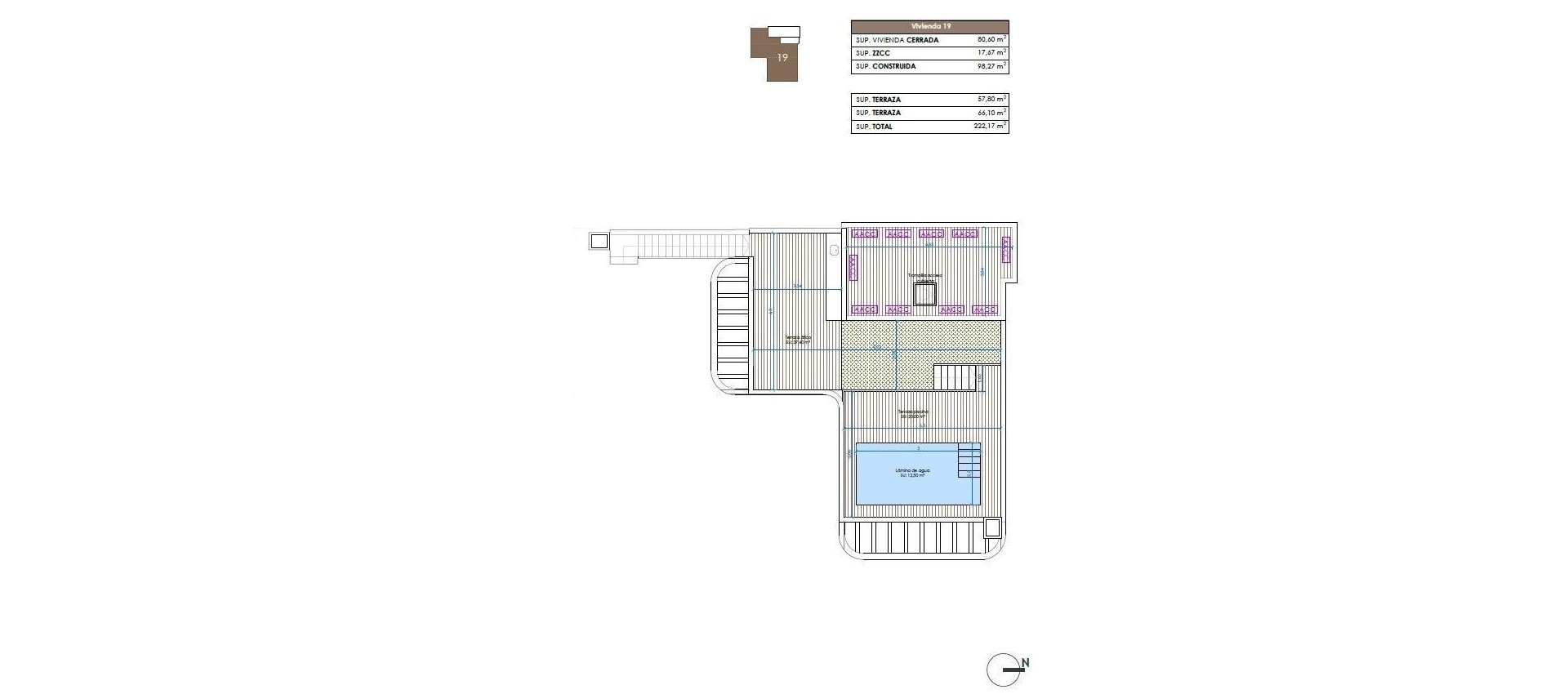 Nouvelle construction - Attique - Guardamar del Segura - Camino del Puerto