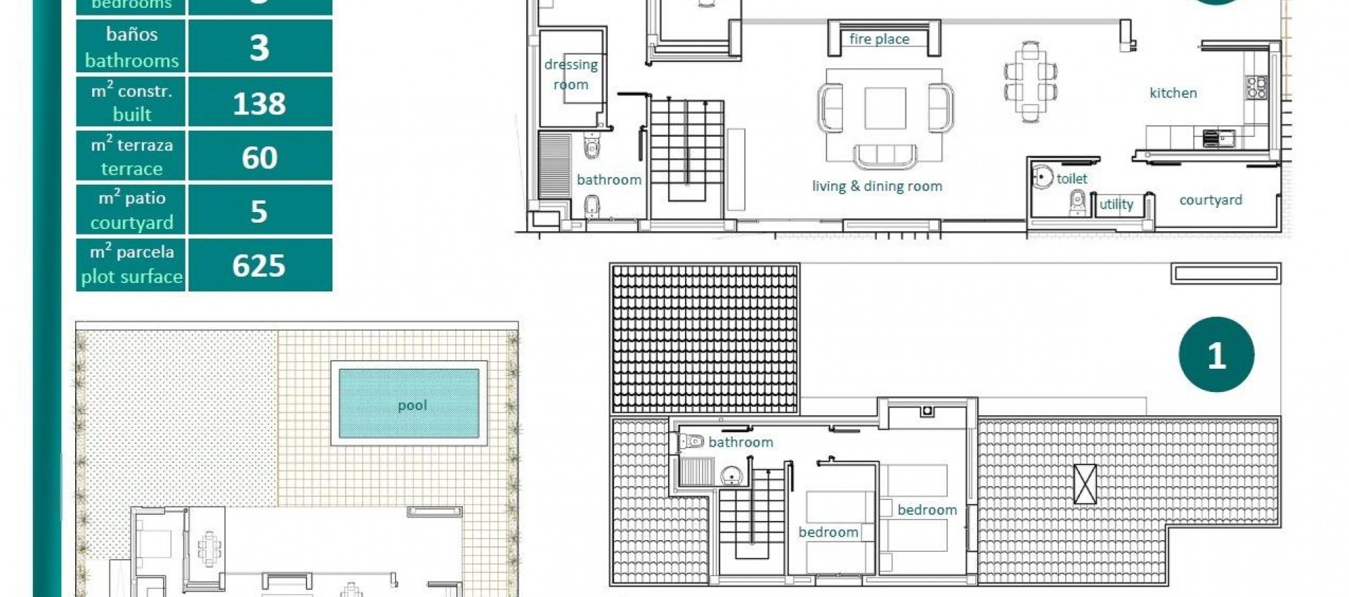 Nueva construcción  - Villa - Sucina - Peraleja Golf
