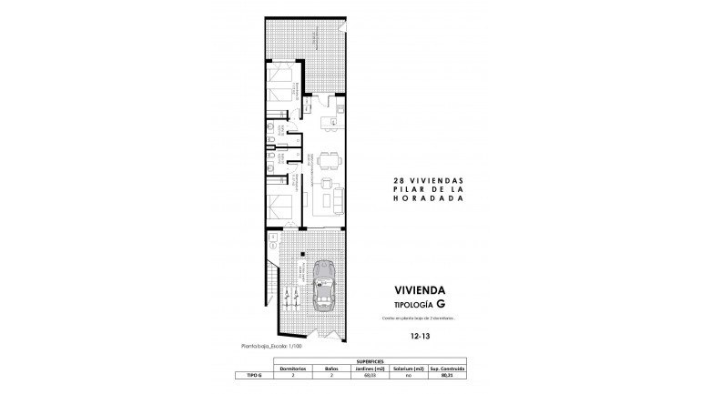 New Build - Bungalow - Pilar de la Horadada - pueblo