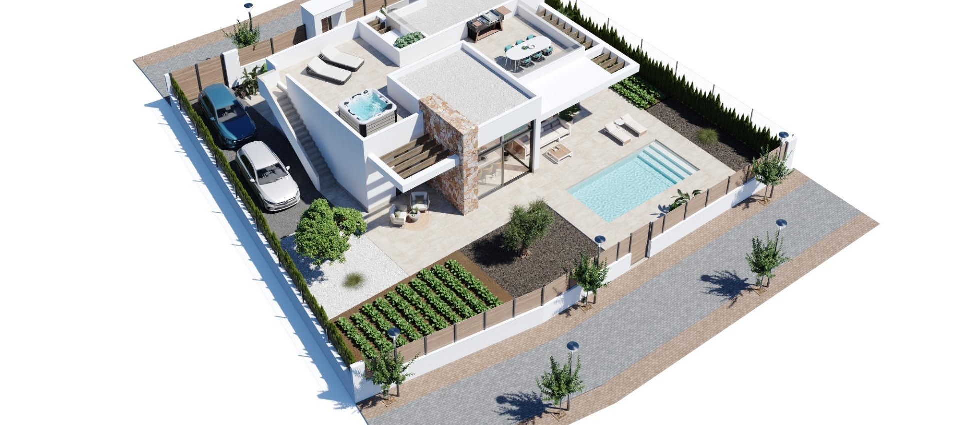 New Build - Villa - Fuente Álamo - Hacienda del Alamo