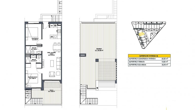 Nueva construcción  - Bungalow - San Fulgencio - Pueblo