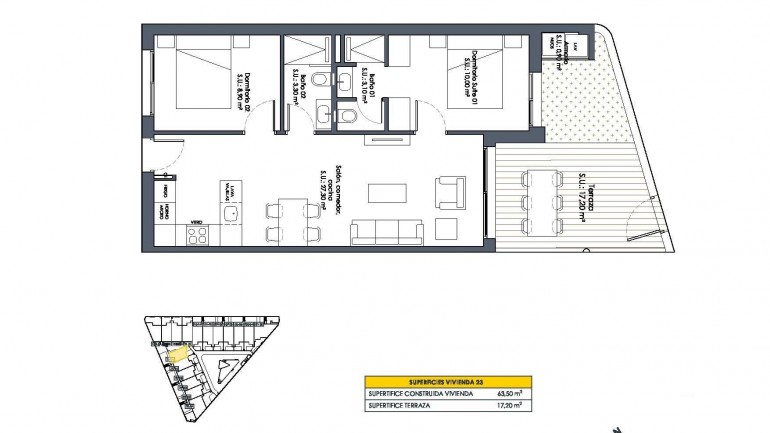 Nueva construcción  - Bungalow - San Fulgencio - Pueblo