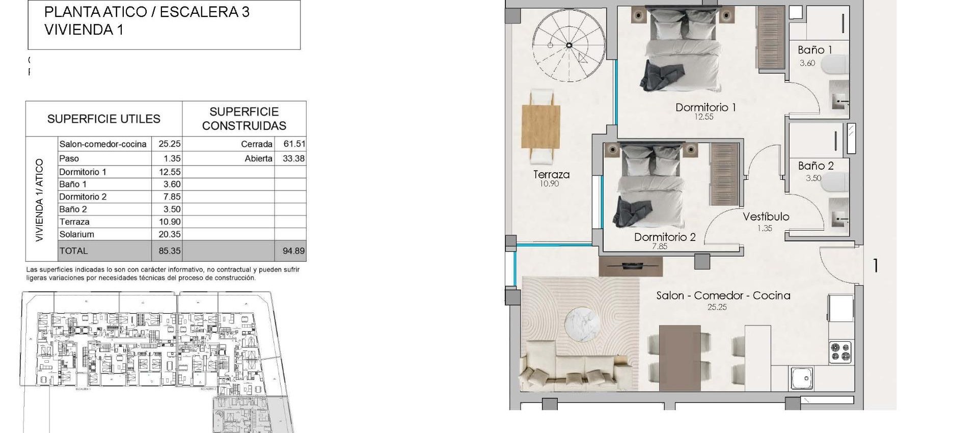 New Build - Penthouse - Santa Pola - Estacion de autobuses