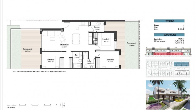 Nueva construcción  - Bungalow - Los Alcázares - Serena Golf