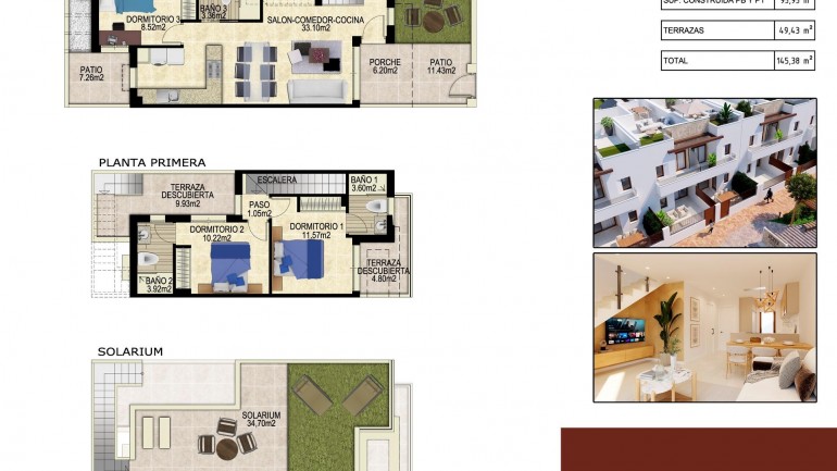 Nueva construcción  - Town House - Orihuela Costa - Vistabella Golf