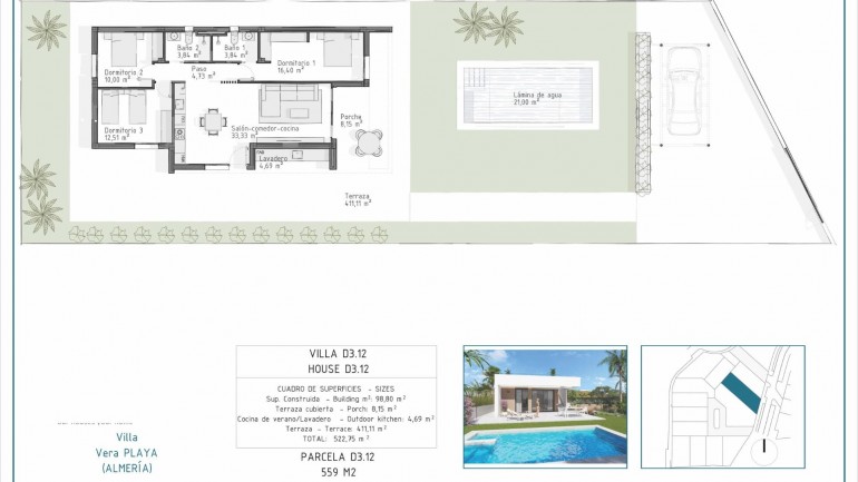 Nueva construcción  - Villa - Vera - Pueblo Salinas