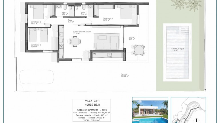 Nueva construcción  - Villa - Vera - Pueblo Salinas