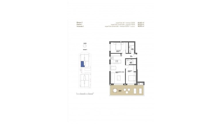 New Build - Apartment / flat - San Juan Playa - Nou Nazareth