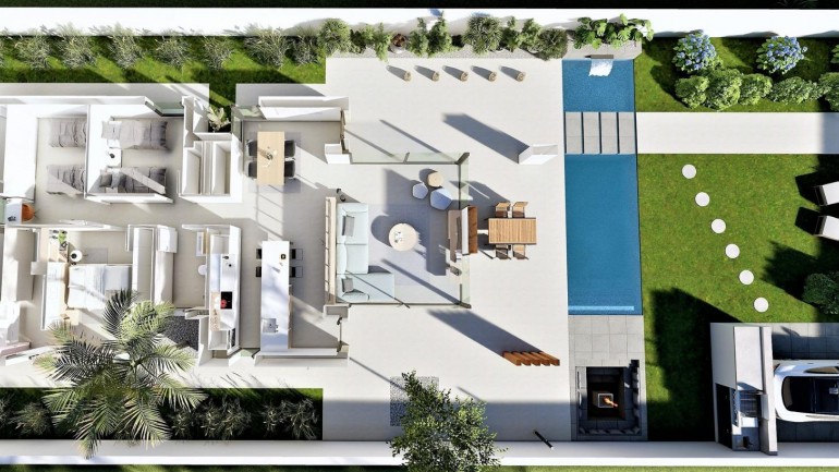 Nueva construcción  - Villa - San Fulgencio - El Oasis