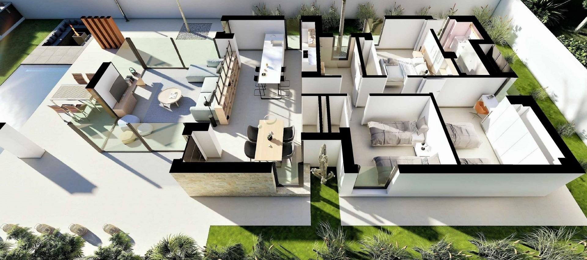 Nueva construcción  - Villa - San Fulgencio - El Oasis