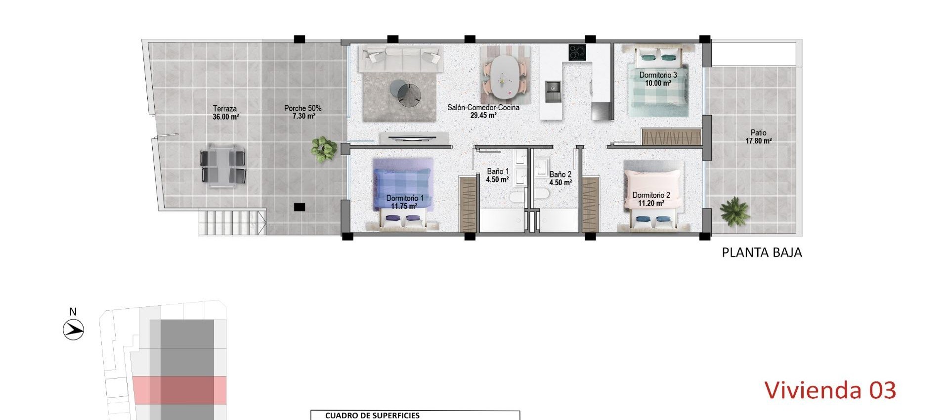 New Build - Bungalow - Pilar de la Horadada - pueblo