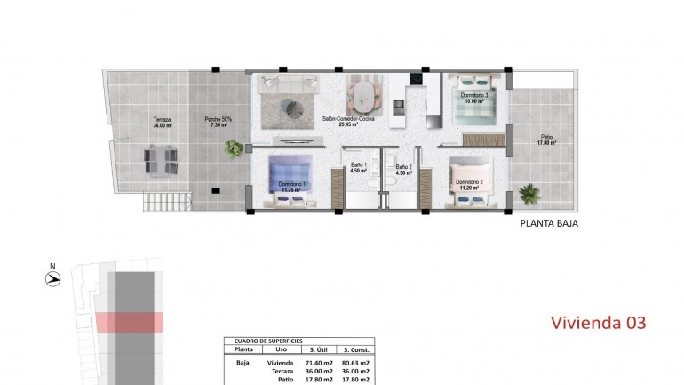 New Build - Bungalow - Pilar de la Horadada - pueblo