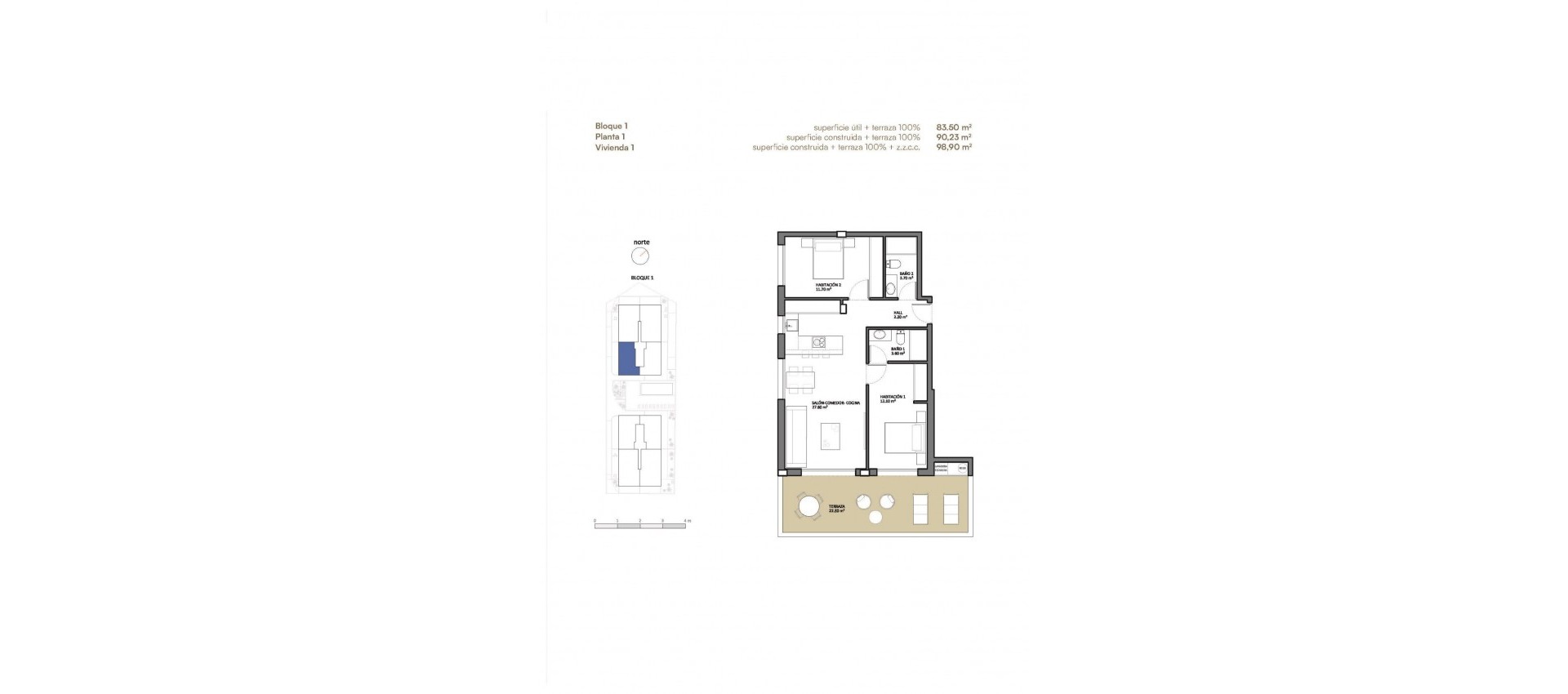 New Build - Apartment / flat - San Juan Playa - Nou Nazareth