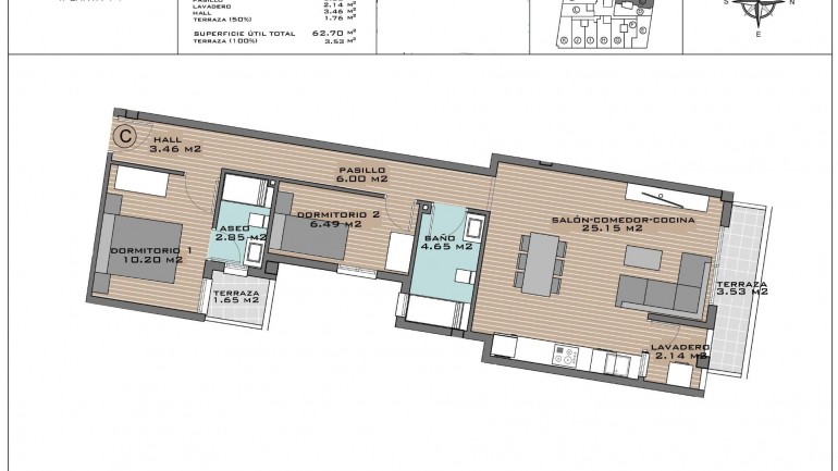 New Build - Apartment / flat - Algorfa - Pueblo