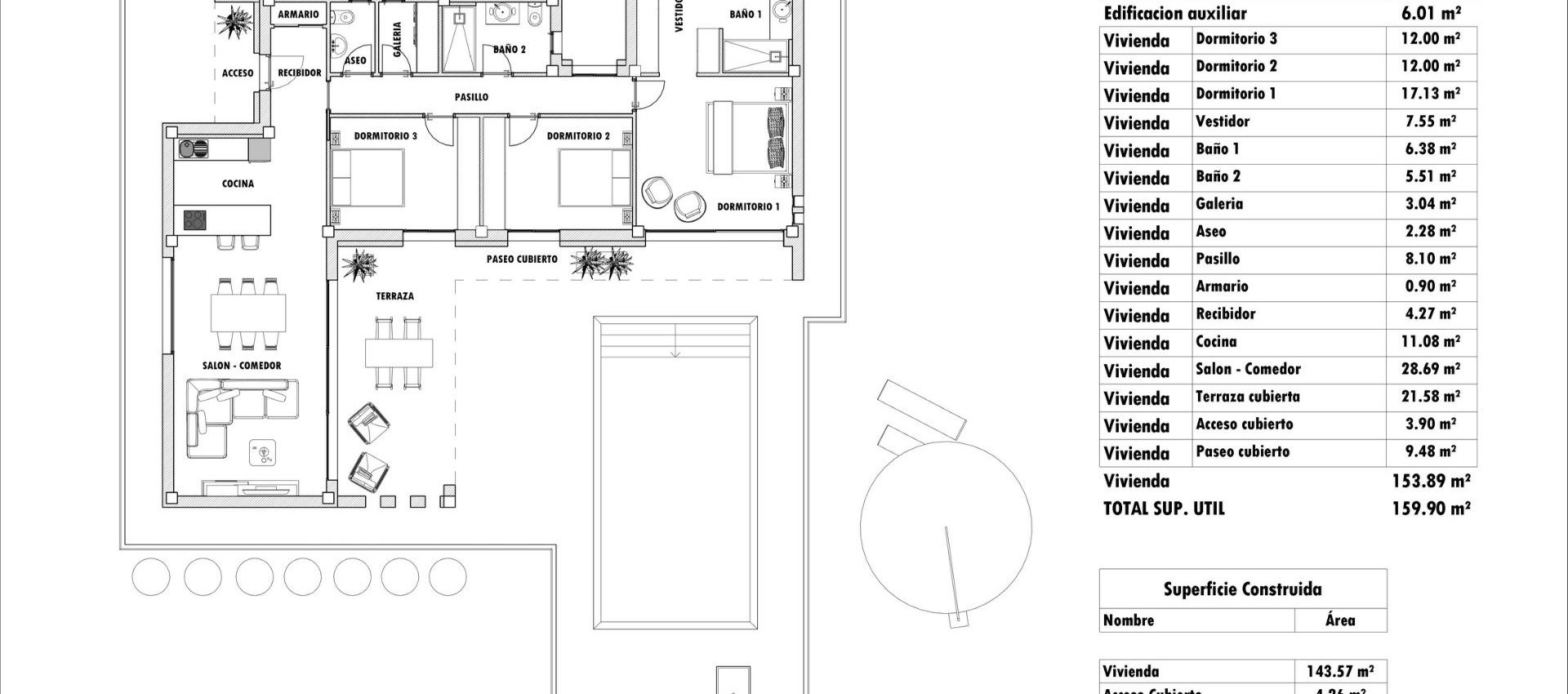 Nouvelle construction - Villa - Aspe - Poligono 19