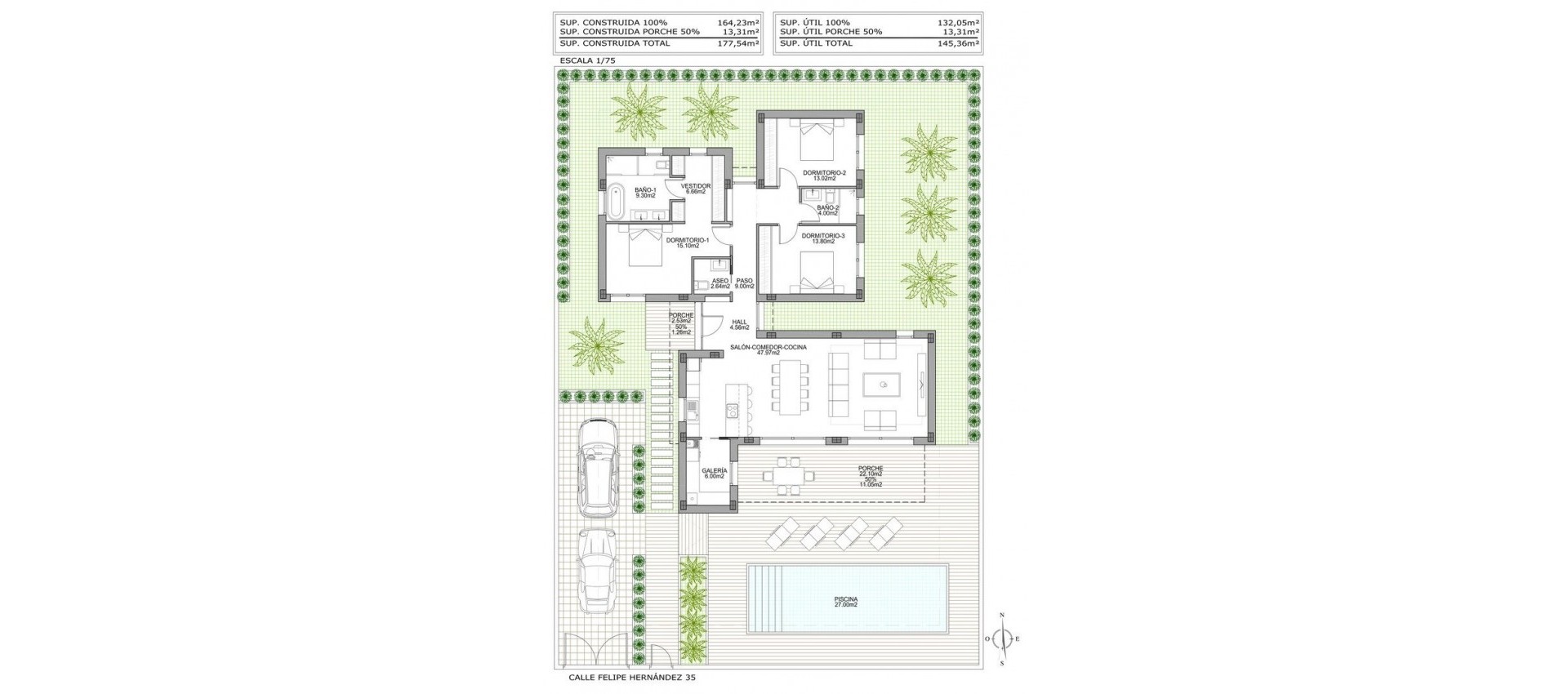 New Build - Villa - Benijofar - Polideportivo