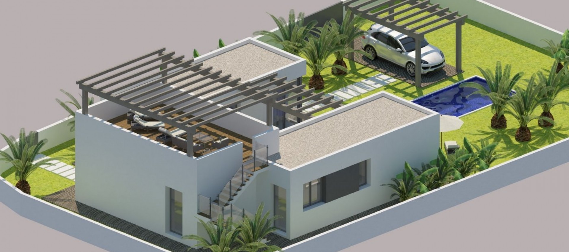 New Build - Villa - Benijofar - Polideportivo