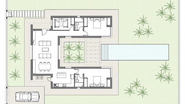 New Build - Villa - Benijofar - Polideportivo