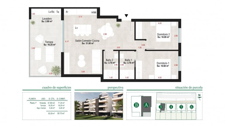 New Build - Apartment / flat - Alhama De Murcia - Condado De Alhama Golf Resort