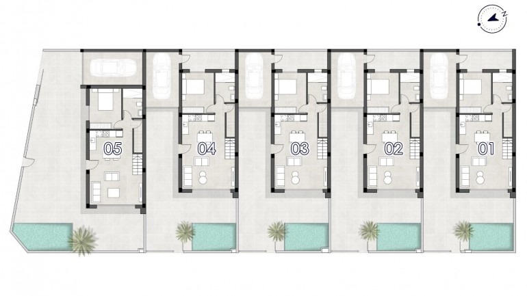 Nueva construcción  - Villa - San Pedro del Pinatar - Polideportivo