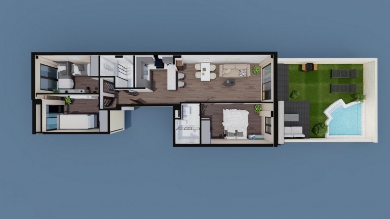 New Build - Apartment / flat - Pilar de la Horadada - pueblo