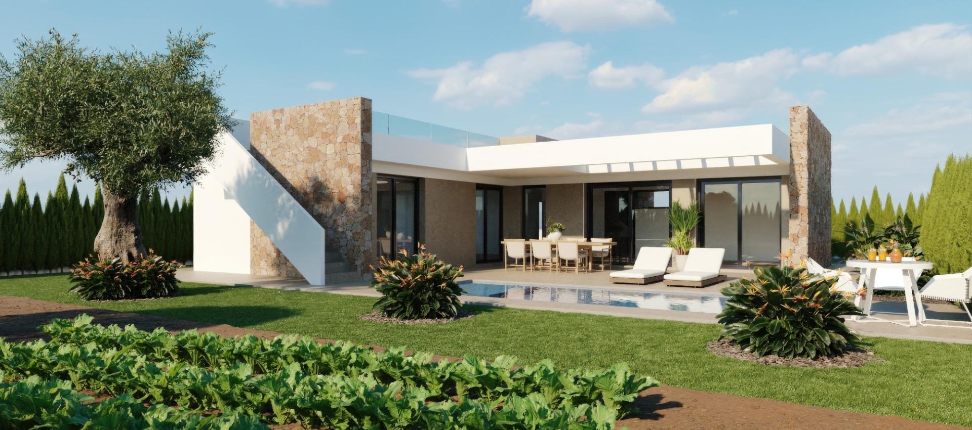 Nueva construcción  - Villa - Fuente Álamo - Hacienda del Alamo