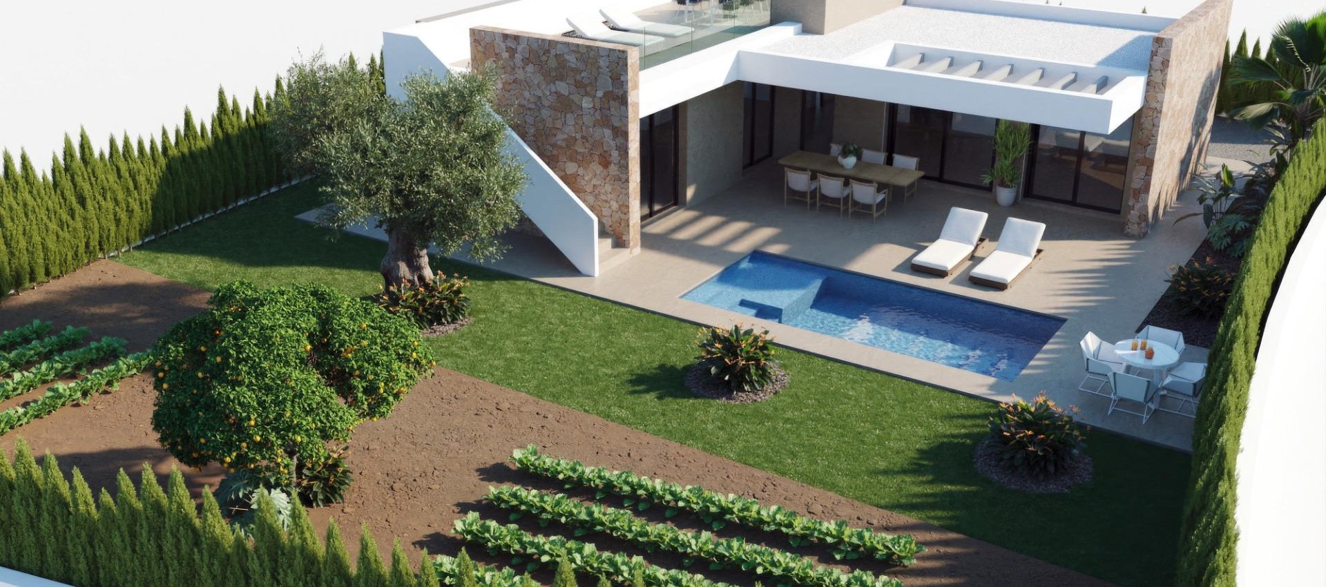 Nueva construcción  - Villa - Fuente Álamo - Hacienda del Alamo