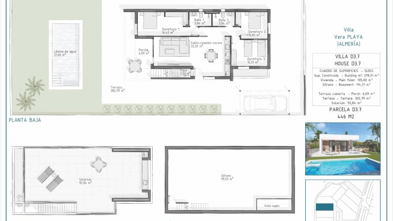 Nueva construcción  - Villa - Vera - Pueblo Salinas