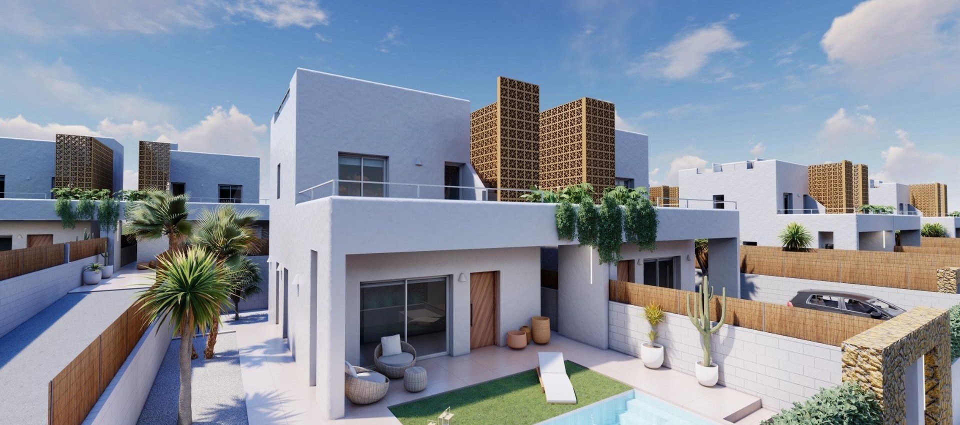 New Build - Villa - Pilar de la Horadada - Polideportivo