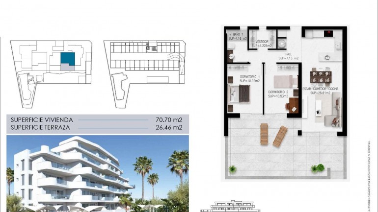 New Build - Apartment / flat - Pilar de la Horadada - Mil Palmeras