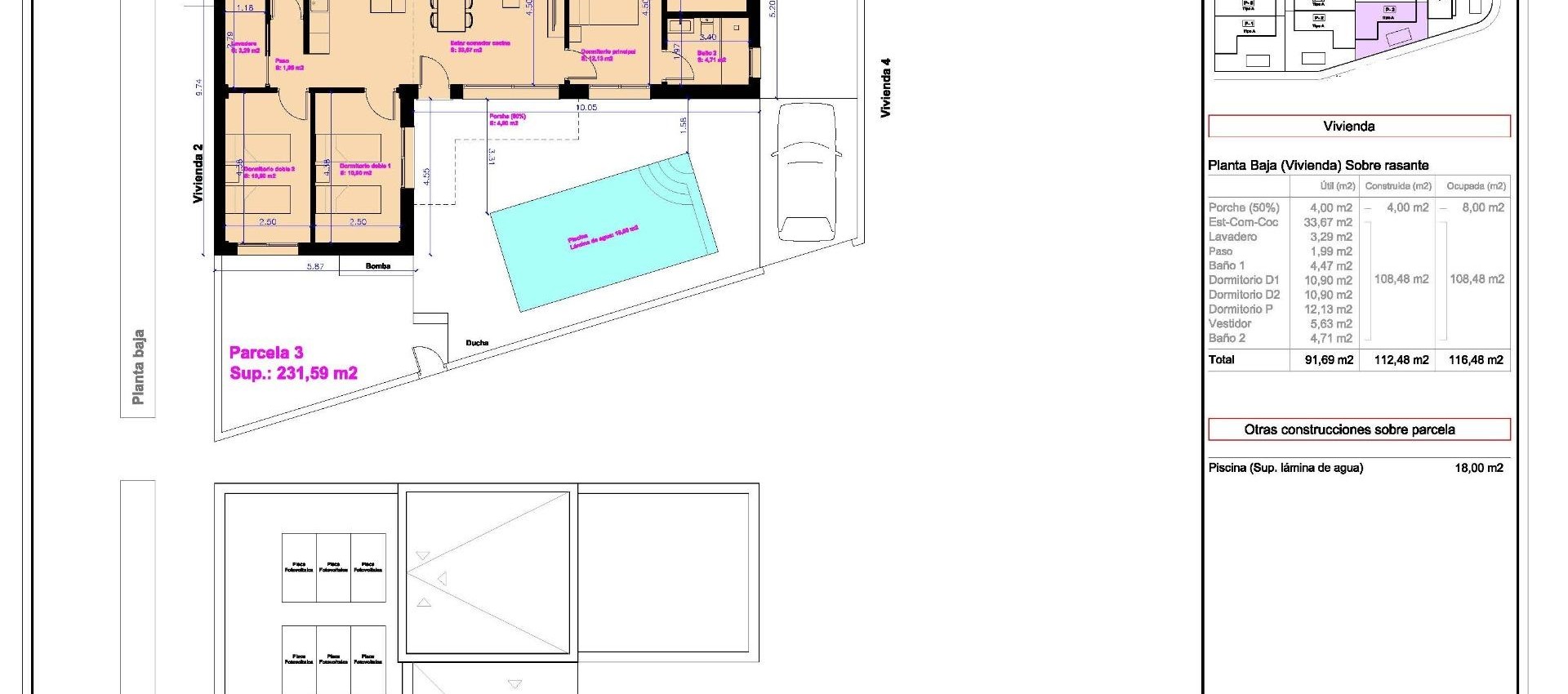 New Build - Quad House - Daya Nueva - Centro
