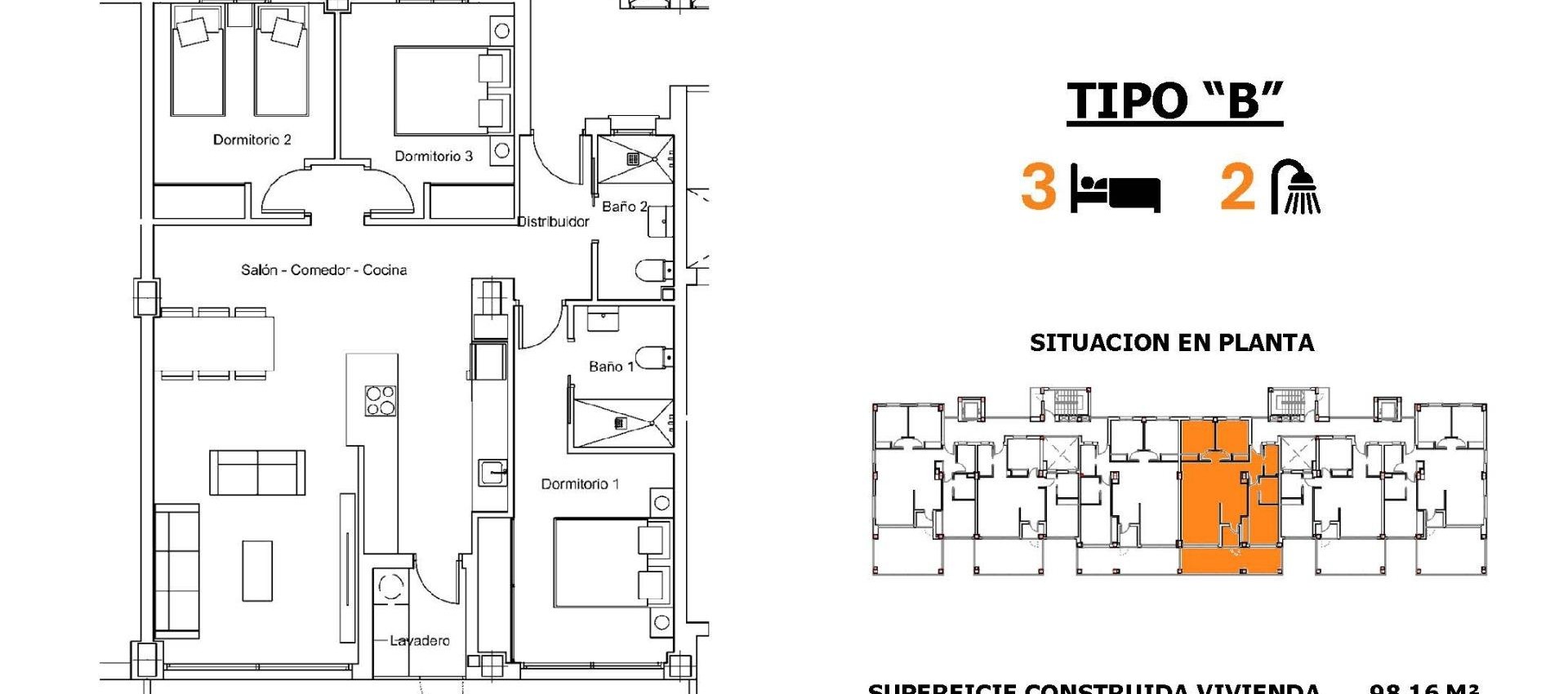 Nouvelle construction - Appartement - San Miguel de Salinas - Pueblo