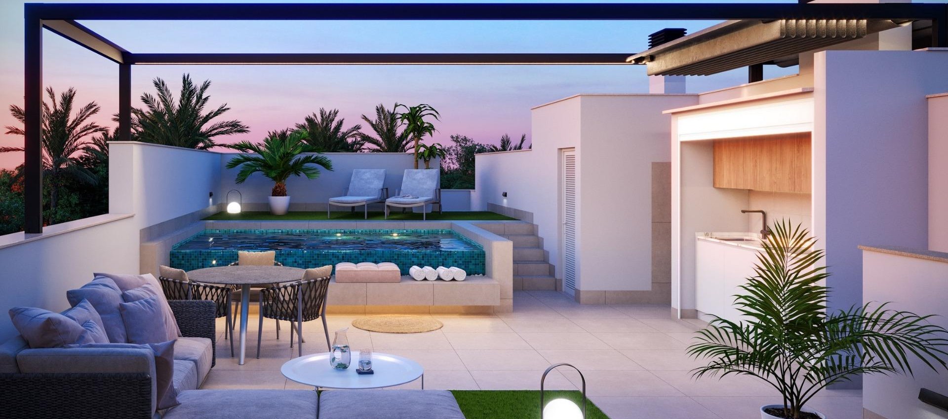 New Build - Bungalow - Pilar de la Horadada - parques de Andromeda