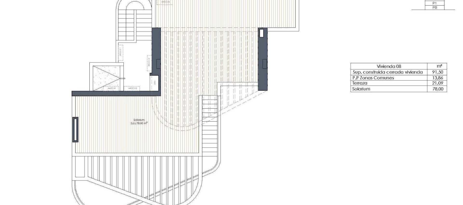 Nouvelle construction - Attique - Guardamar del Segura - Avenida del Puerto